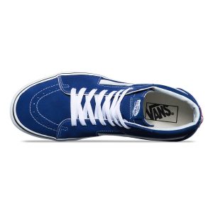 Vans Bayan Spor Ayakkabı Sk8-Hi Mavi/Beyaz | 77026-194